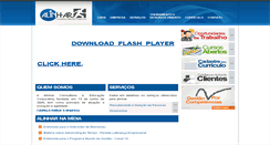 Desktop Screenshot of alinharsc.com.br